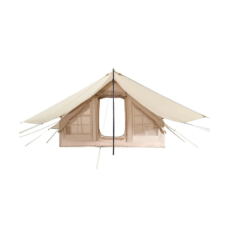 Sugift Inflatable Camping Tent 3 to 5 Person Blow Up with Stove Jack