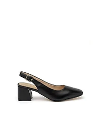 Menina Step Women's Pia Leather Slingback Pump