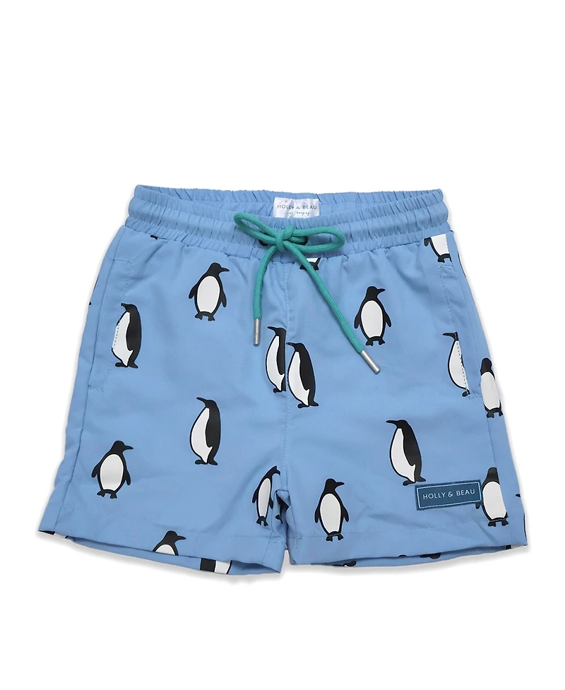 Holly and Beau Boys Color Changing Swim Trunks