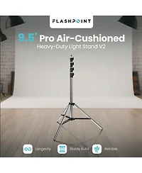 Nanlite Fs-300C Rgbw Cob Led Video Spotlight, Bundle with 65" Easy Lock Umbrella, Umbrella Diffuser and 9.5' Air-Cushioned Light Stand
