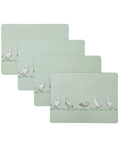 Laura Ashley Mallard Cork Placemats, Set of 4