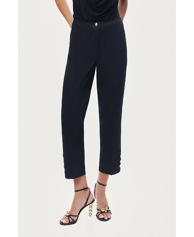 Nocturne Women's Gold Button Detail Pants