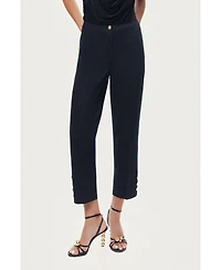 Nocturne Women's Gold Button Detail Pants