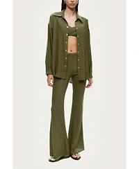 Nocturne Women's Flared High Waist Pants