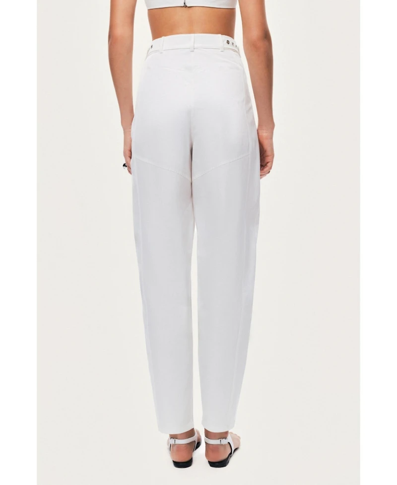 Nocturne Women's High-Waist Tailored Tapered Pants