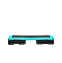 Zeny Exercise Aerobic Step Platform, Adjustable Fitness Stepper with 4 Stackable Risers