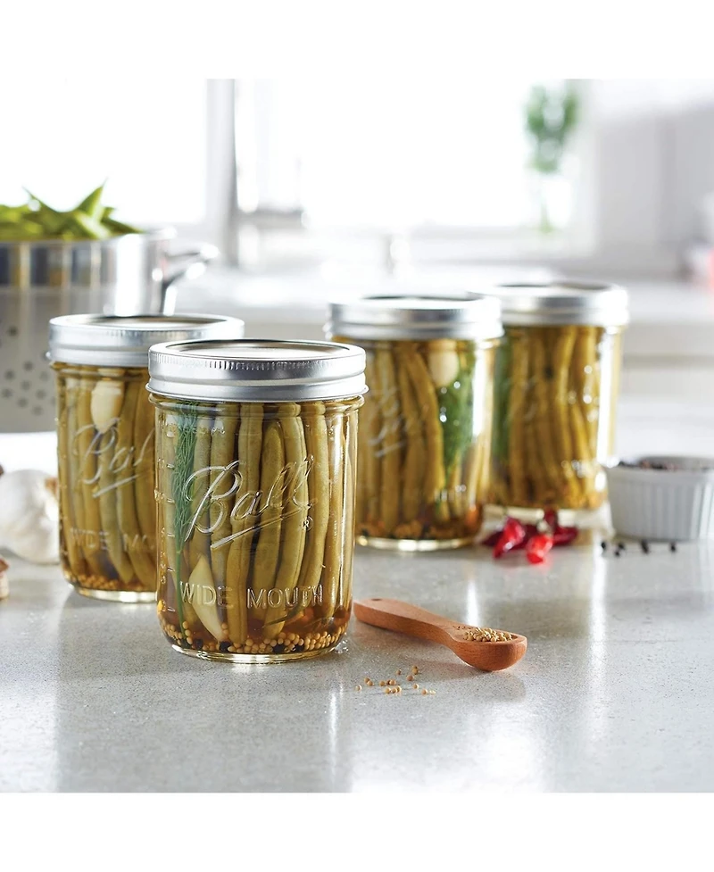 Ball Glass Mason Jar, Wide Mouth