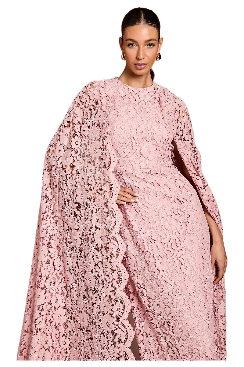 Coast Women's Lace Cape Gown