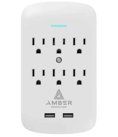 Amber Protection 6-outlet-surge Surge Protector (2024)
