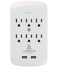 Amber Protection 6-outlet-surge Surge Protector (2024)