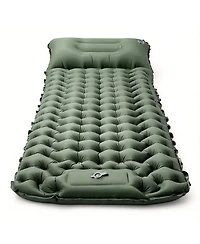 Gnuadz Camping Sleeping Pad Built-in Pump Extra Thick Lightweight Compact Outdoor Recreation Gear