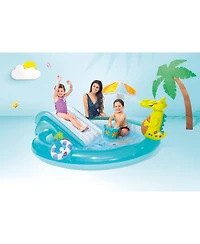 Gnuadz Gator Inflatable Kiddie Pool Water Play Swim Center