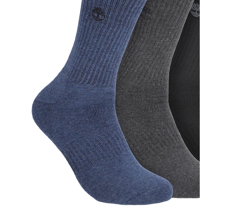 Timberland Men's 5-Pair Rivington Crew Socks