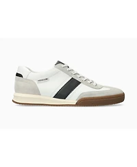 Mephisto Men's Elyo Stone Suede and Leather Sneaker