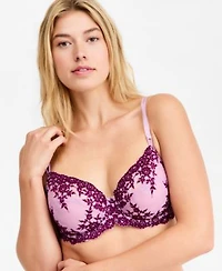 Wacoal Womens Embrace Lace Underwire Bra Embrace Lace High Cut Embroidered Brief Underwear