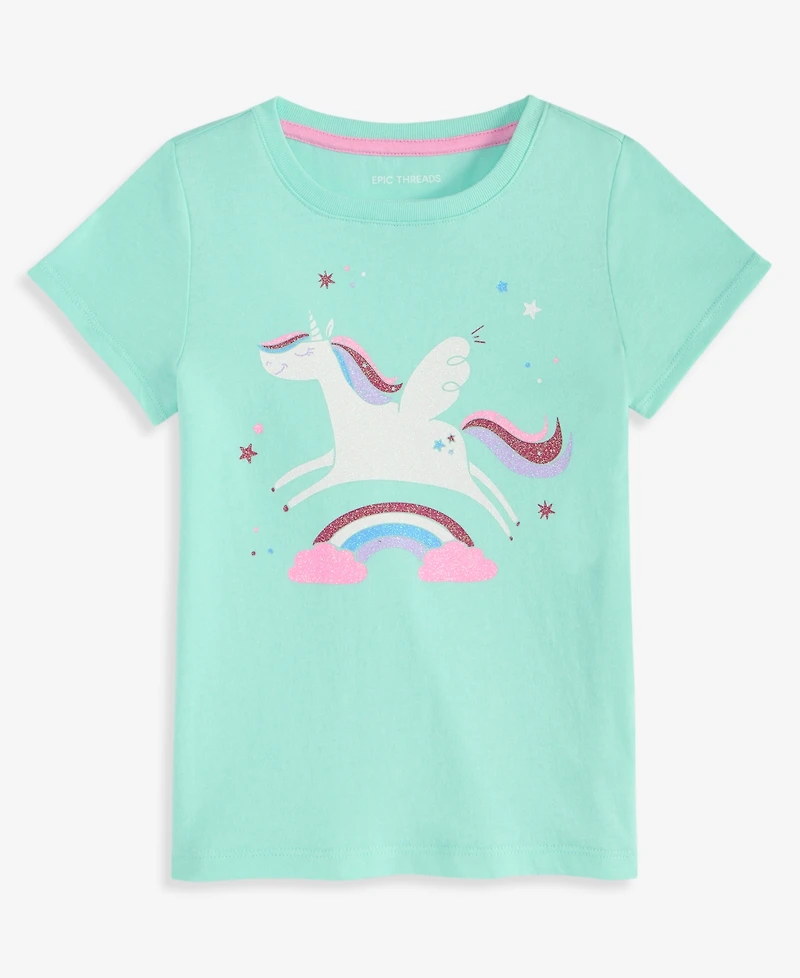 Epic Threads Toddler Girls' 12M-5T Unicorn T-Shirt, Macy's Exclusive