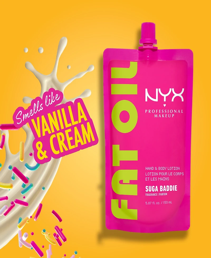 Nyx Professional Makeup Fat Oil Body Lotion, 5.07 oz.