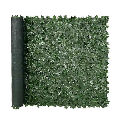 Sugift 59 x 98 in Ivy Privacy Fence Artificial Faux Leaf Wall Screen with Mesh Backing for Yard