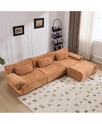 Streamdale Furniture Modular Combination Armchair, Bamboo Joint Shape