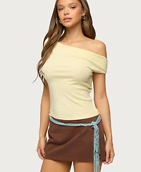 Edikted Women's Martah Off Shoulder Top