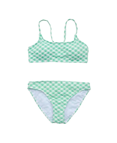 Snapper Rock Big Girls Cool Mint Crush Teen Crop Bikini