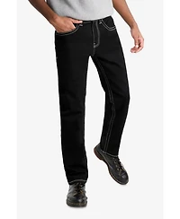 Cultura Men's Saddle Stitch Color Denim With Flap Pocket