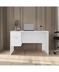 Fm Furniture Magia Desk, 2 Drawers (1 Lockable), Modern Design, Home Office