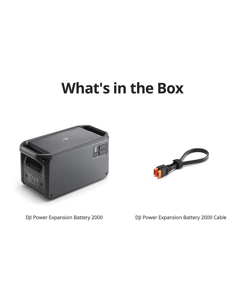 Dji 2000 2048Wh Power Expansion Battery, Black