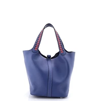 Pre-Owned HERMES Mm Picotin Lock Bag Tressage Epsom