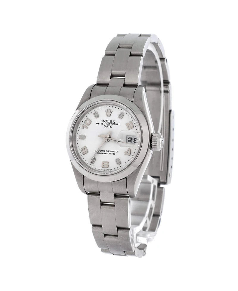Pre-Owned Rolex Oyster Perpetual Date Automatic Watch in Stainless Steel 26mm
