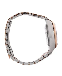 Pre-Owned Rolex Oyster Perpetual Datejust Chocolate Brown Automatic Watch in Stainless Steel and Rose Gold 28mm