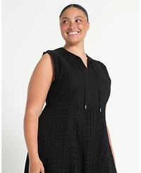 Estelle Women's Blair Cotton Embroidered Dress