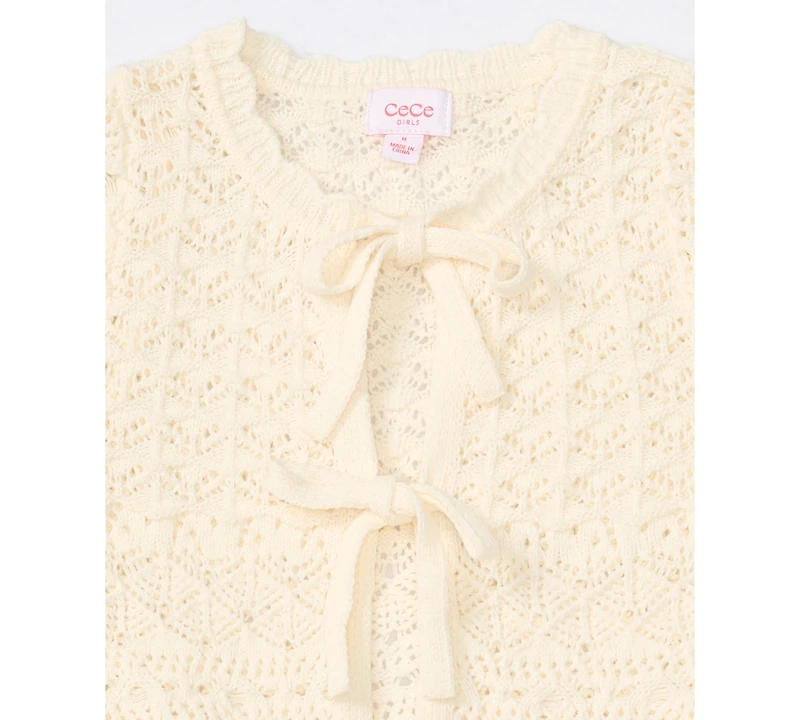 Cece Girls/Bernard Chaus Inc Girls' 7-16 Short-Sleeve Shrug