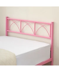 Homfan Metal Bed Frame with Headboard and Footboard, Platform Bed with Underbed Storage, No Box Spring Needed, Easy Assembly