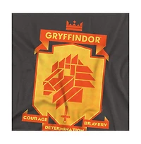 Harry Potter Big & Tall Gryffindor Courage And Bravery T Shirt