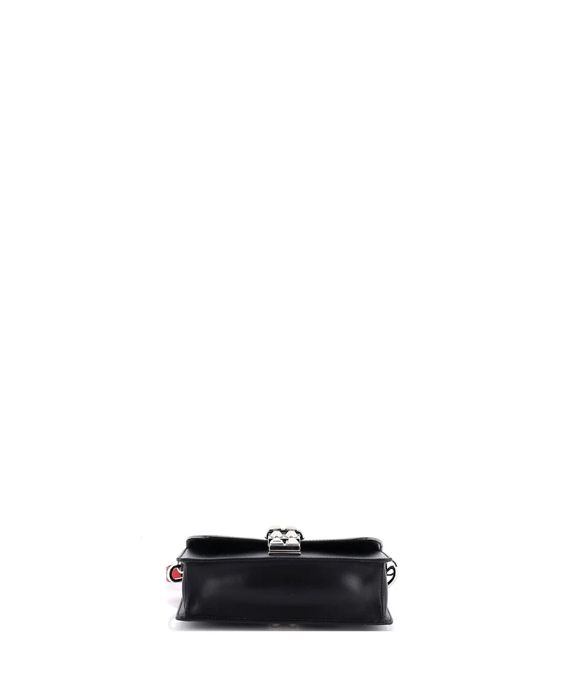 Pre-Owned Prada Small Elektra Shoulder Bag Studded Leather