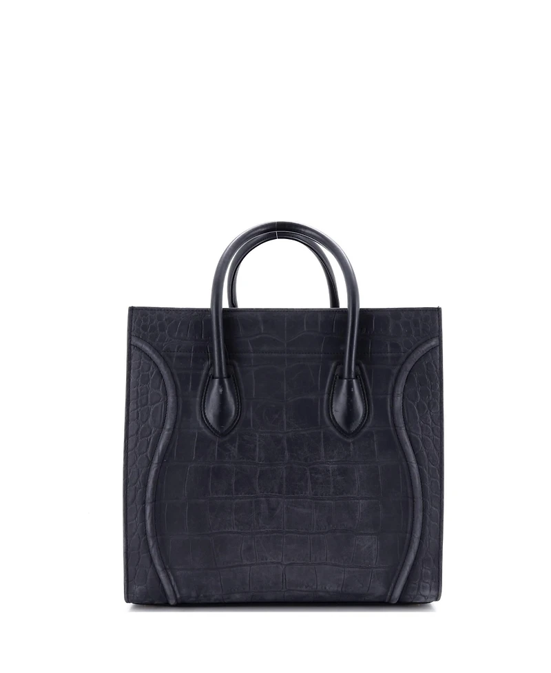 Pre-Owned Celine Medium Phantom Bag Embossed Leather