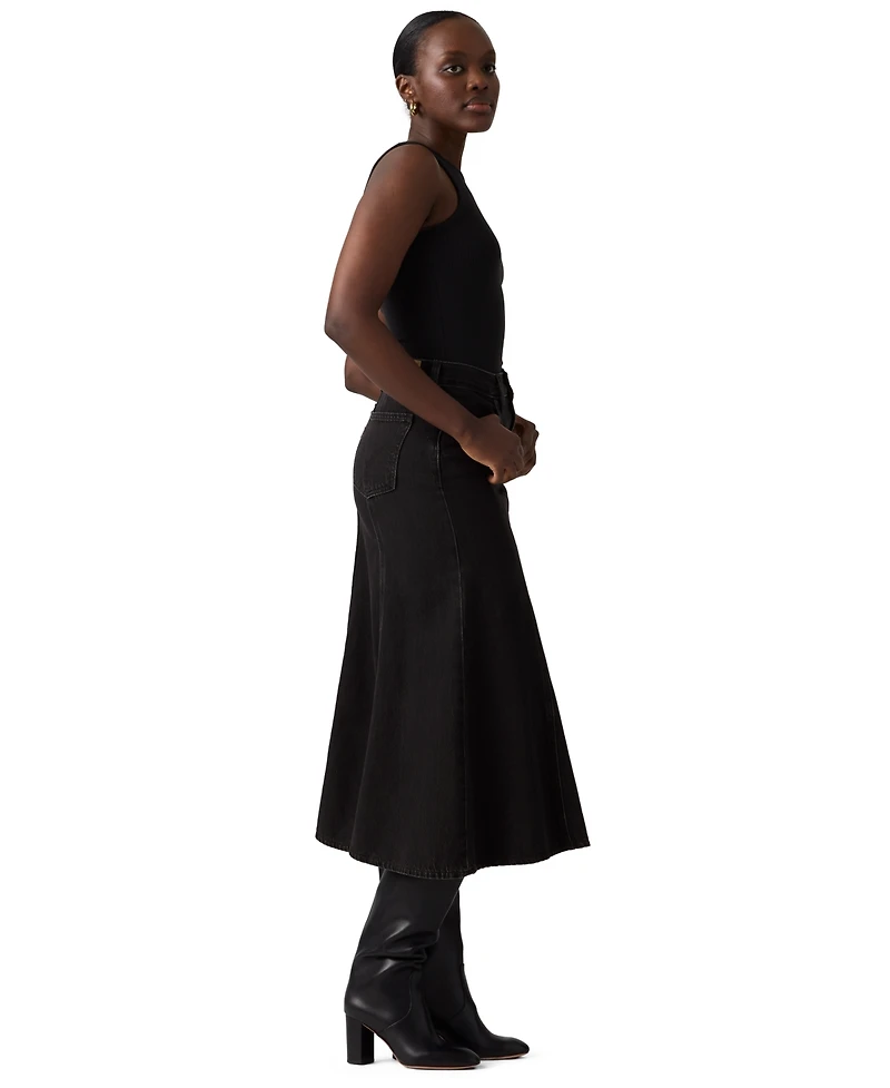 Levi's Women's Fit & Flare Denim Skirt