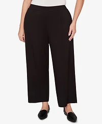 Alfred Dunner Plus Seville Wide-Leg Ankle Pants