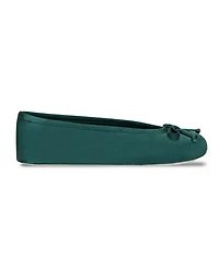 Isotoner Signature Women's Satin Ballerina Slippers with Bow