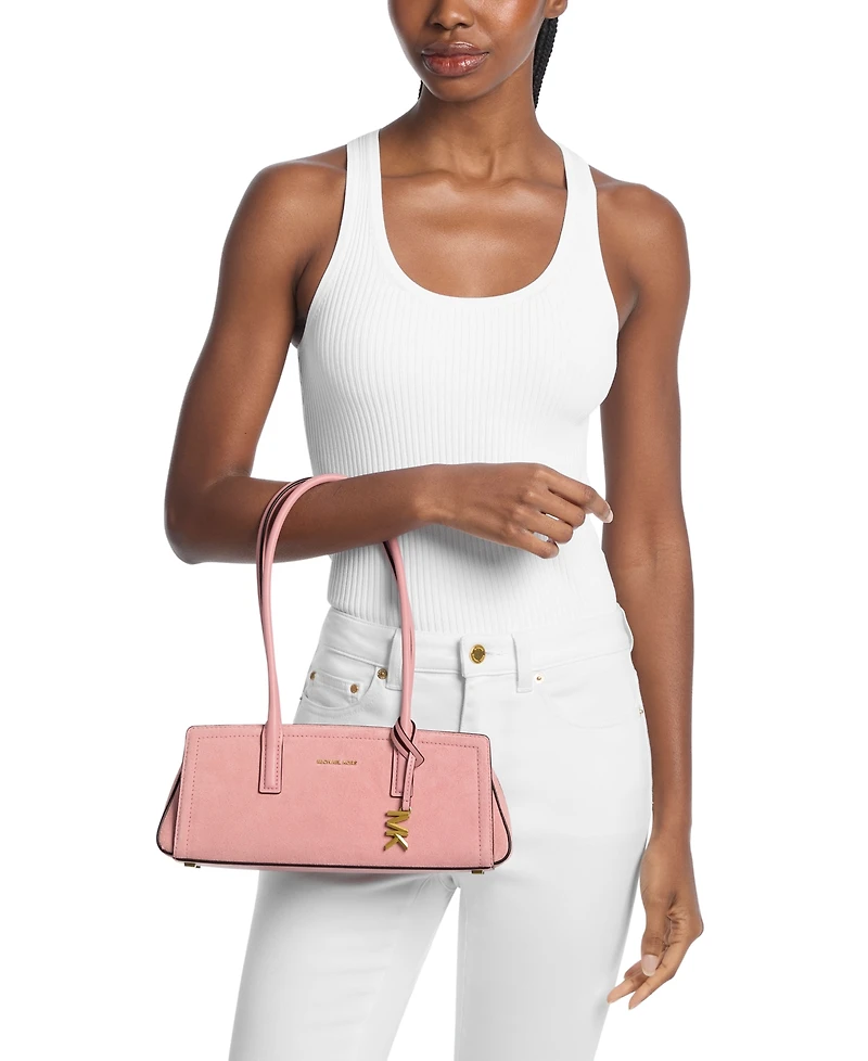 Michael Kors Leather Medium Shoulder Tote Handbag