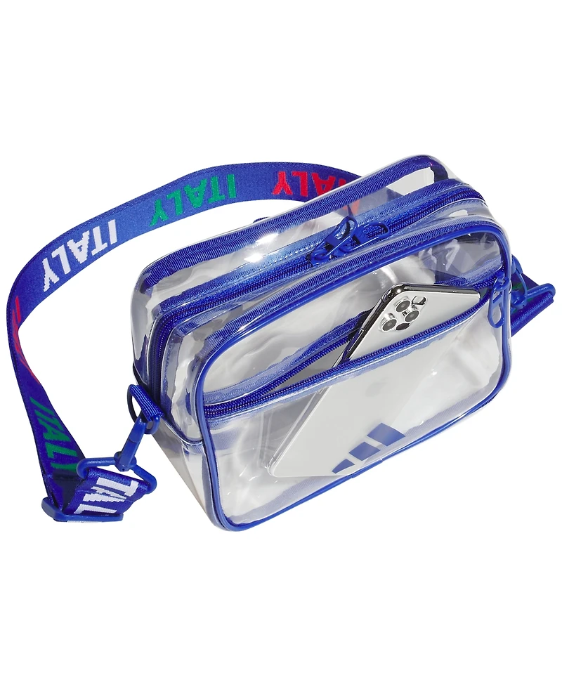 adidas Men's Italy Zip-Up Crossbody Bag