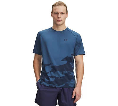 Under Armour Men's New Tech Novelty Crewneck Polyester T-Shirt