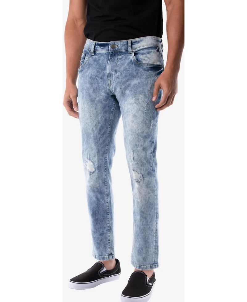 Raw X Men's RawX Rip Repair Stretch Jeans