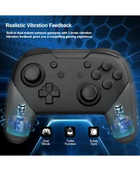 ECHTPeak Wireless Pro Controller Compatible with Switch/Switch Lite/Switch Oled, Switch Remote Gamepad with Joystick, Double Vibration