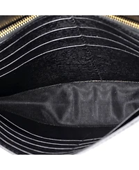 Pre-Owned Gucci Interlocking Wallet on Chain Leather