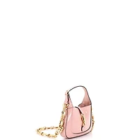 Pre-Owned Gucci Mini Jackie 1961 Chain Hobo Patent
