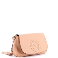 Pre-Owned Gucci Medium Soho Chain Crossbody Bag Leather