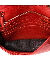 Pre-Owned Gucci Interlocking Wallet on Chain Leather