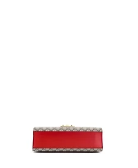 Pre-Owned Gucci Medium Padlock Shoulder Bag Gg Coated Canvas and Leather